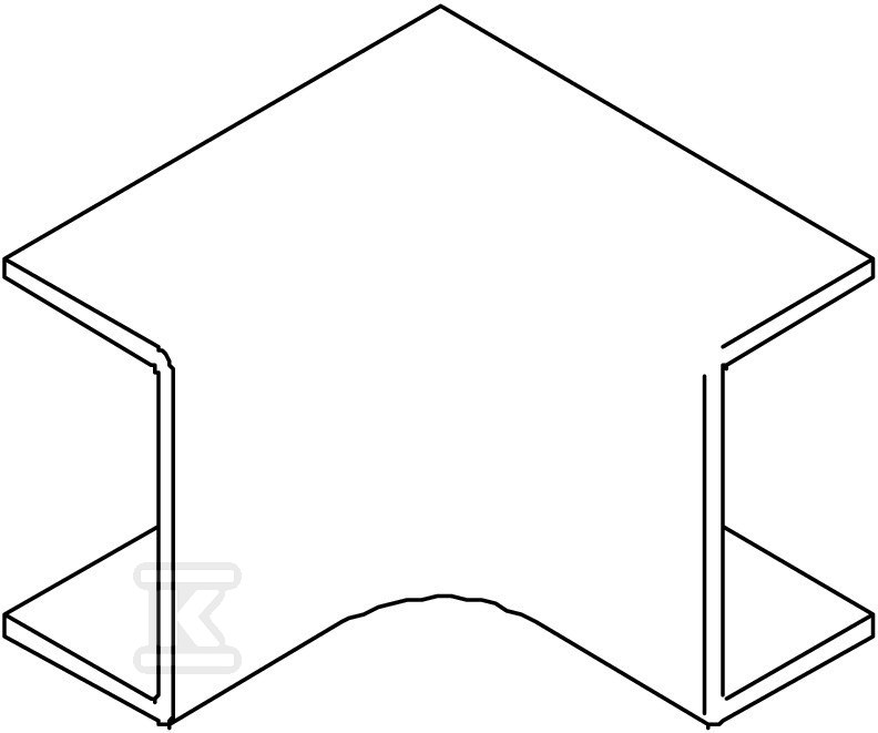 Internal corner fitting, type WDK - 6154328