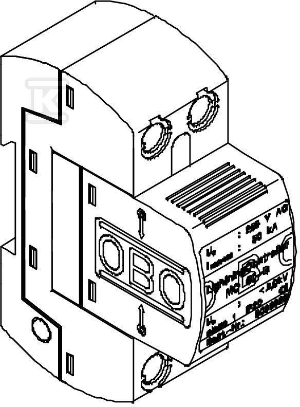 Ogranicznik przepięć, 1p Typ 1 (kl. B) - 5096847