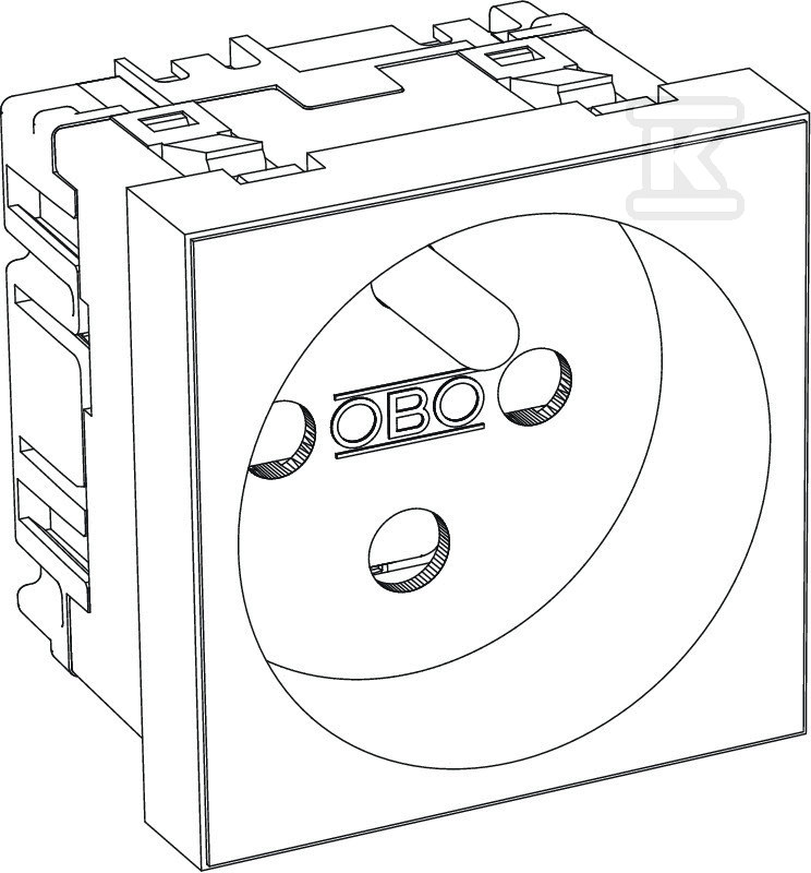 Einzelsteckdose 0°, NF, kodiert Typ - 6120312