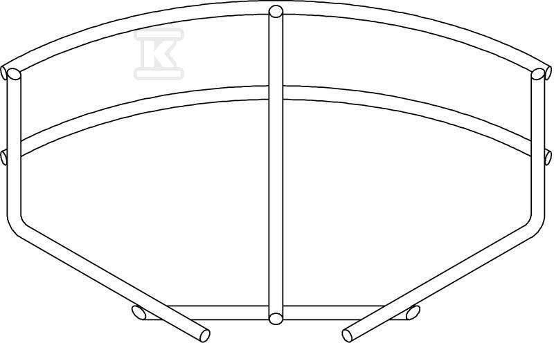 Îndoire la 90° a jgheabului de cablu - 6001920