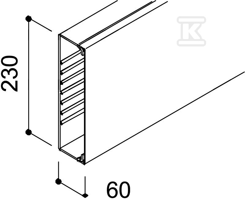 Tip instalacionog kanala VDK60230RV - 6191274