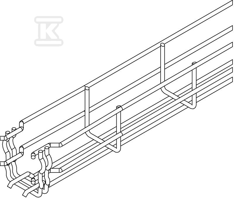 Mesh cable tray GRM 55/50 3M type GRM - 6001441