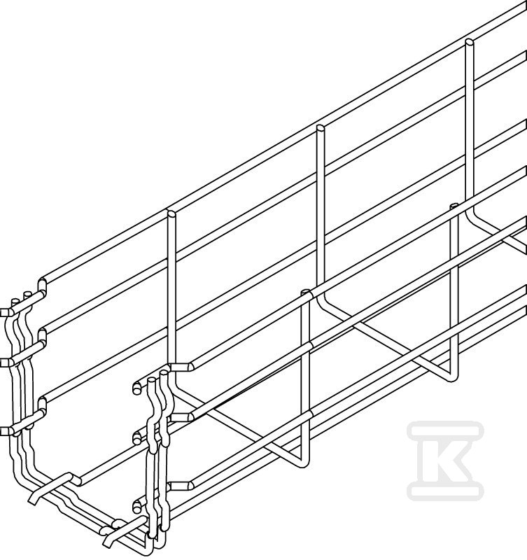 Korytko siatkowe GRM 105/100 3M typ GRM - 6002402