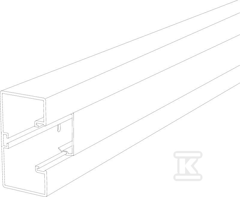 Under-sill duct type GK-53100RW /2m/ - 6113000