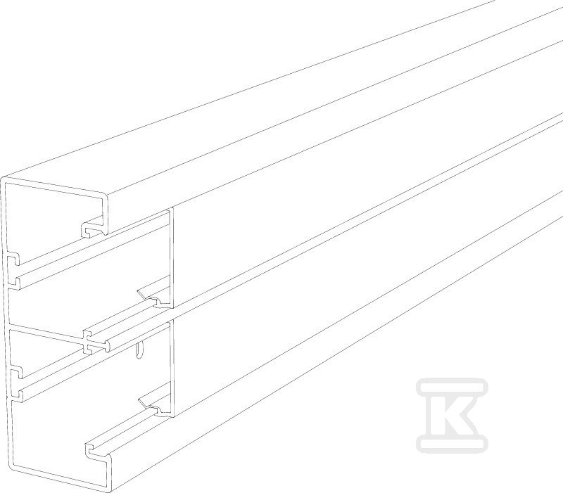 Podparapetní žlab typ GK-53130RW /2m/ - 6113200