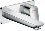 Hansgrohe Logis single lever basin mixer for concealed installation wall-mounted, spout 19.5 cm, external element 71220000