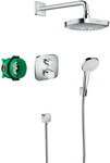 Hansgrohe Croma Select E sprchový set pod omítku s termostatem Ecostat E 27294000