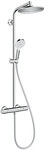 Hansgrohe Crometta S Showerpipe 240 1jet EcoSmart 9 l / min with thermostat 27268000