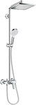 Hansgrohe Crometta E Showerpipe 240 1jet with single lever mixer 27284000