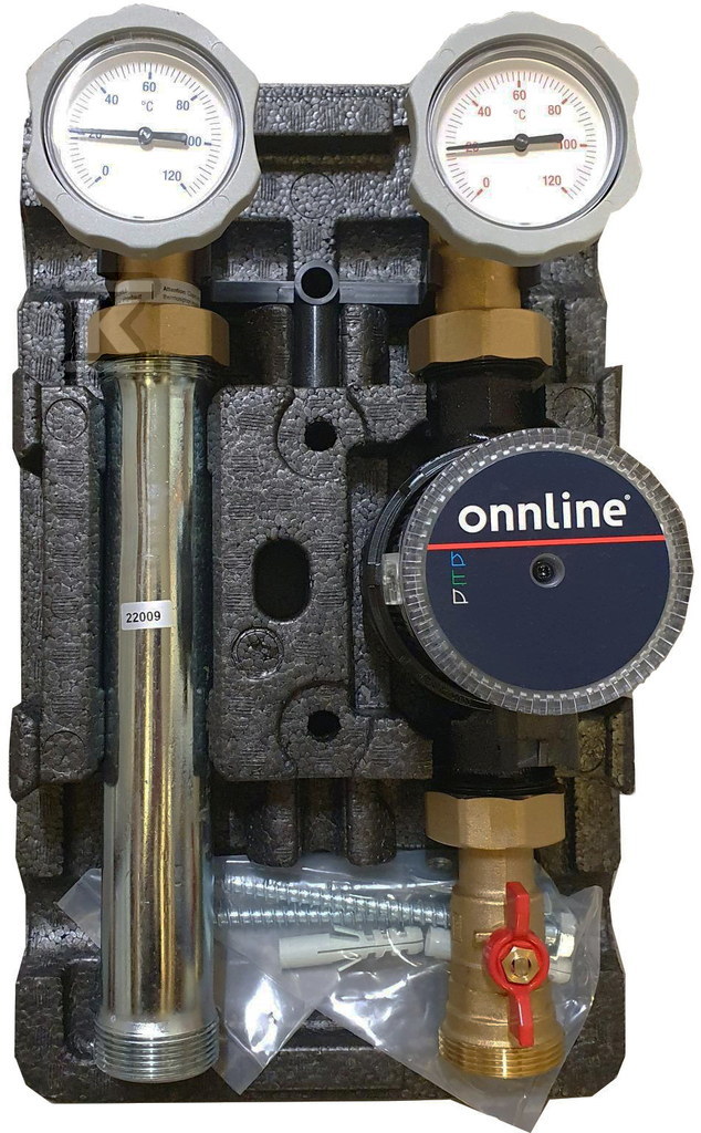 ONNLINE 1" Pumpengruppe mit Pumpe 25/6, - M66811 ONN