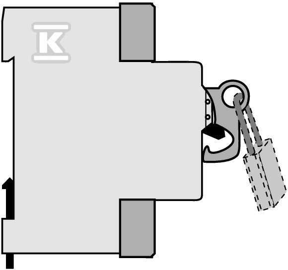 Zámek visacího zámku Z-IS/SPE-1TE - 274418