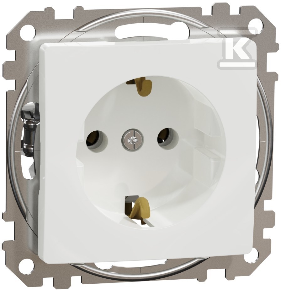 Schuko socket, white SEDNA DESIGN - SDD111025