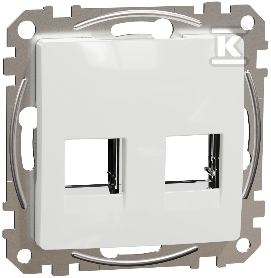 2xRJ45 central plate for 5e-6 UTP AMP - SDD111442C