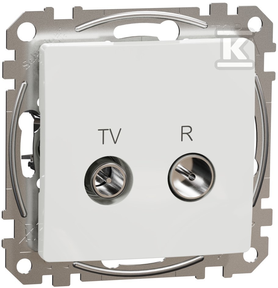 Socket R/TV end (4dB), white SEDNA - SDD111471R