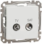 TV/SAT koncová zásuvka (4dB), bílá SEDNA DESIGN