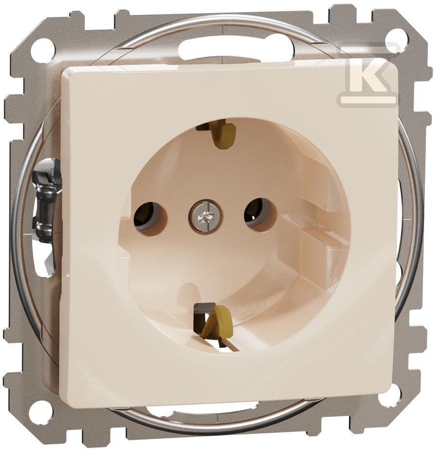 Schuko socket, beige SEDNA DESIGN - SDD112025