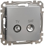 TV/SAT zásuvka (7dB), stříbrný hliník SEDNA DESIGN