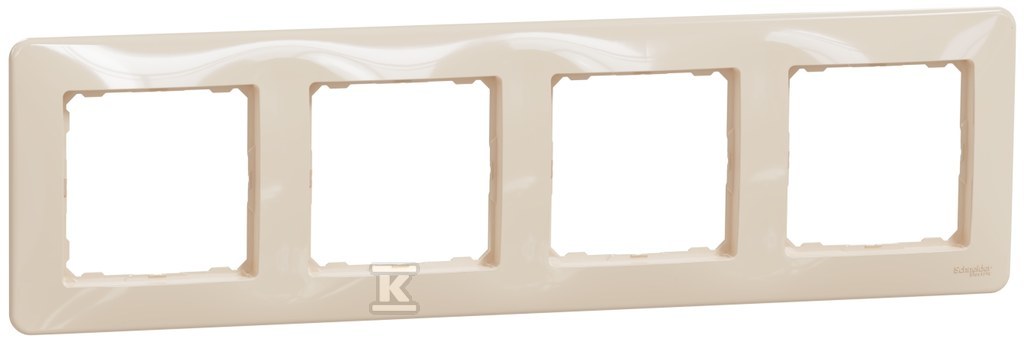 Quadruple frame, beige SEDNA DESIGN - SDD312804