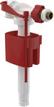 Side-feed filling valve with metal tip (plastic tanks)