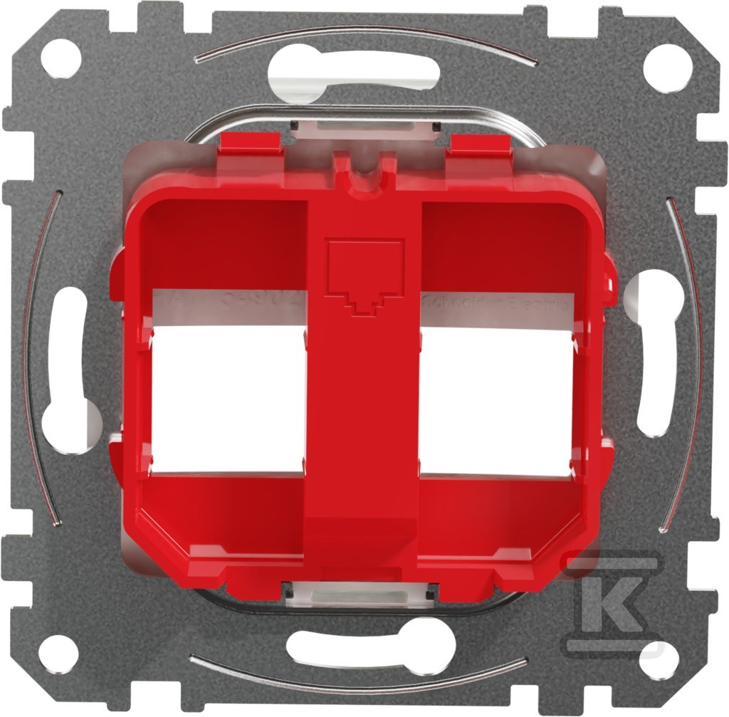 2xRJ45 central plate for 5e-6 UTP KRONE - SDD111441C