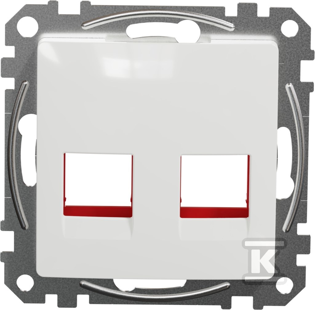 2xRJ45 central plate for 5e-6 UTP KRONE - SDD111441C