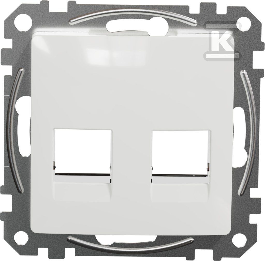 2xRJ45 central plate for 5e-6 UTP AMP - SDD111442C