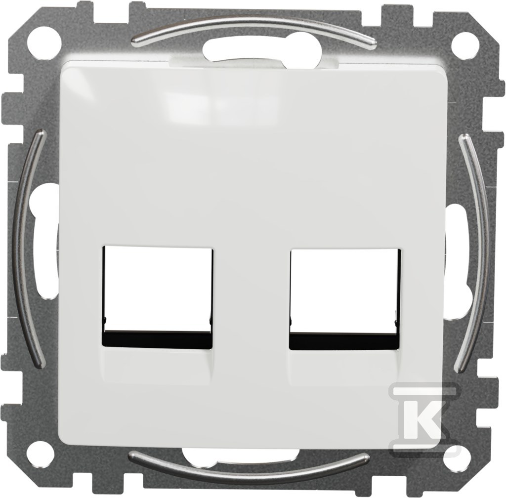 2xRJ45 central plate for 5e-6 UTP - SDD111444C