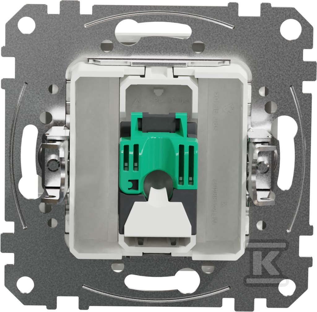 Priză computer RJ45 cat.5e UTP, alb - SDD111451