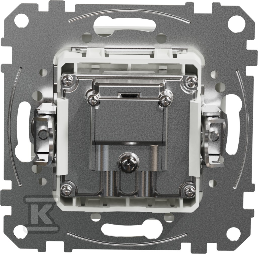 R/TV pass-through socket (7dB), white - SDD111474R