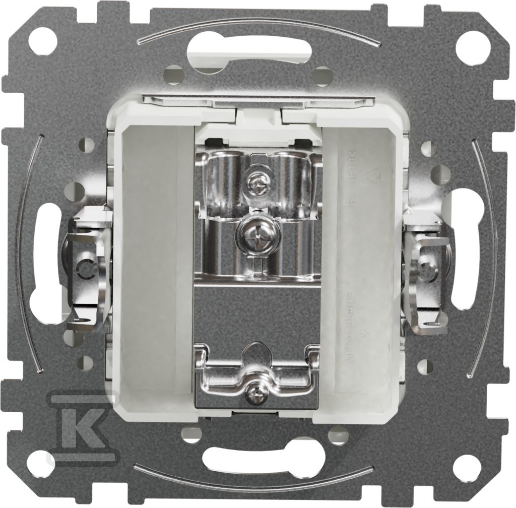 Pass-through TV socket (10dB), white - SDD111478