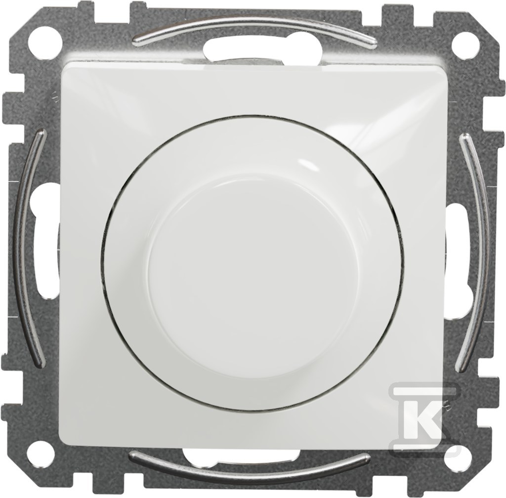 Dimmer LED rotativ RC/RL, alb SEDNA - SDD111502