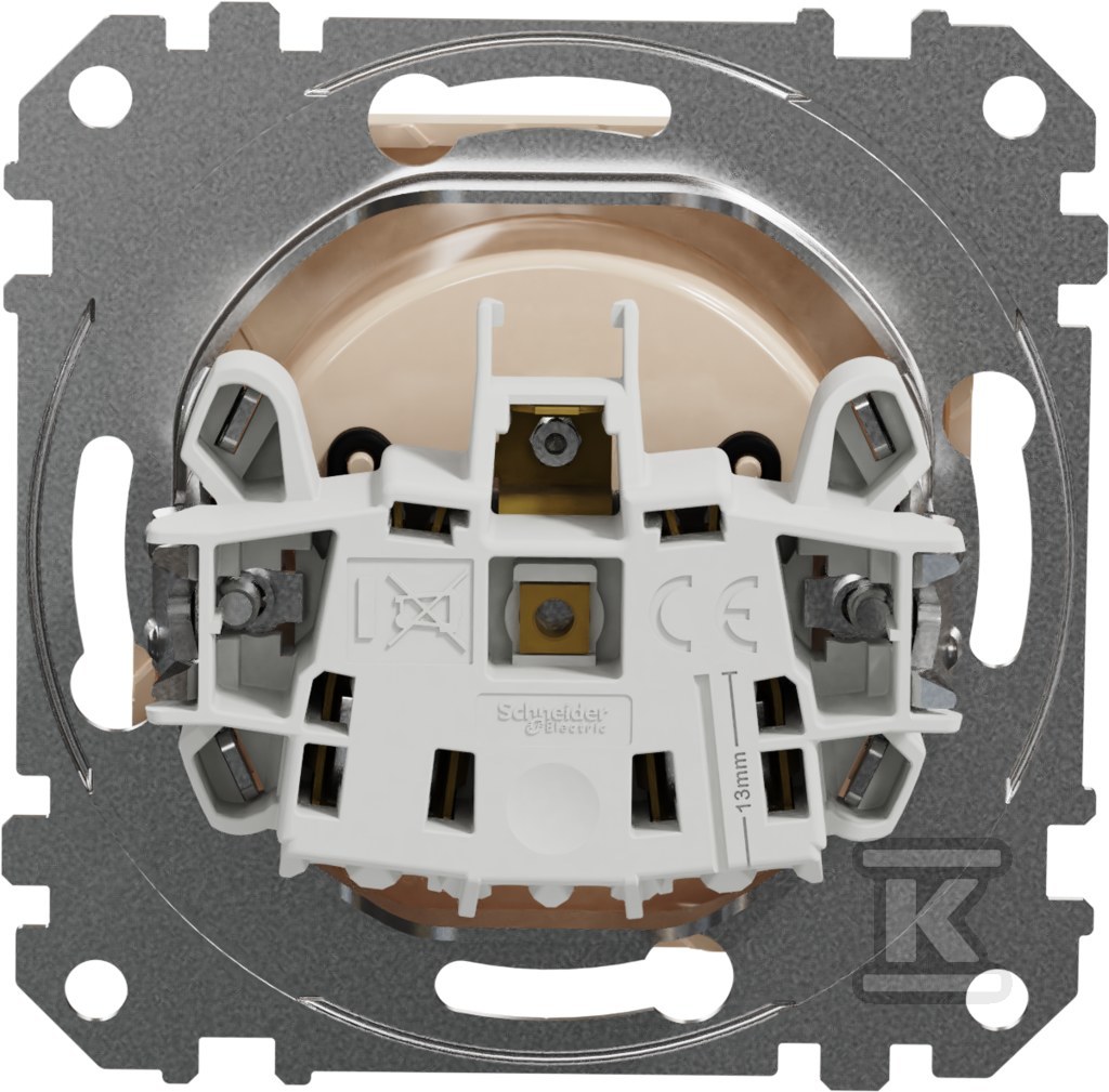 Single socket with ground, 2P+PE with - SDD112011