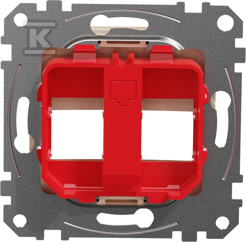 2xRJ45 central plate for KRONE 5e-6 UTP - SDD112441C