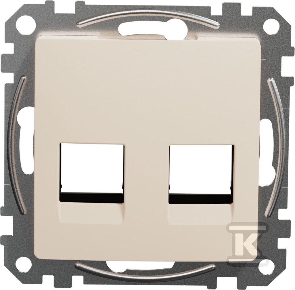 2xRJ45 central plate for 5e-6 UTP - SDD112444C