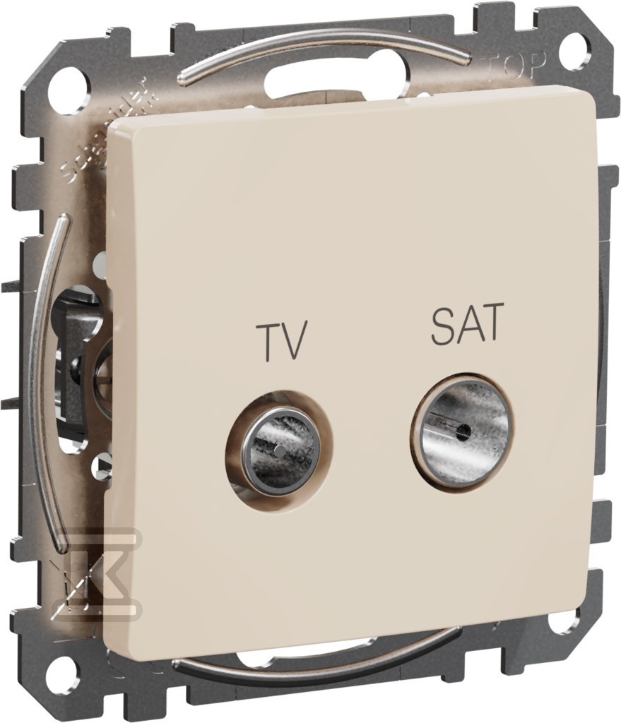 Terminal socket TV/SAT (4dB), beige - SDD112471S