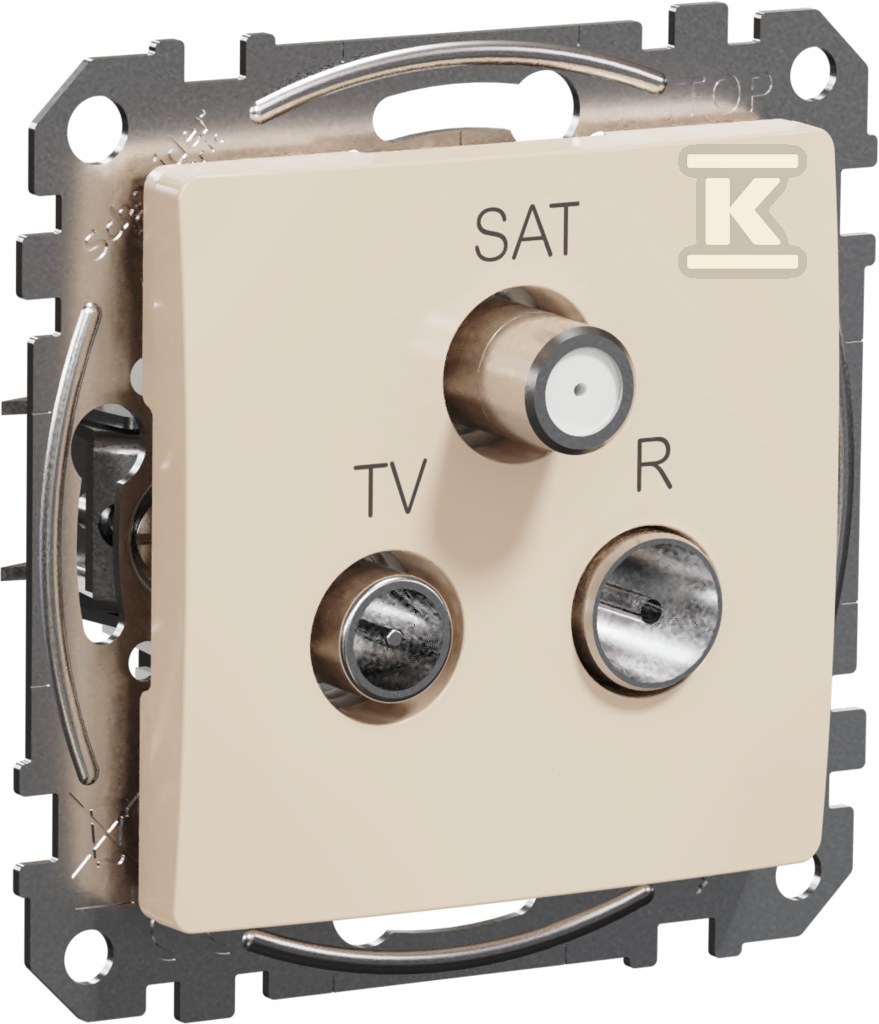 R/TV/SAT pass-through socket (7dB), - SDD112484