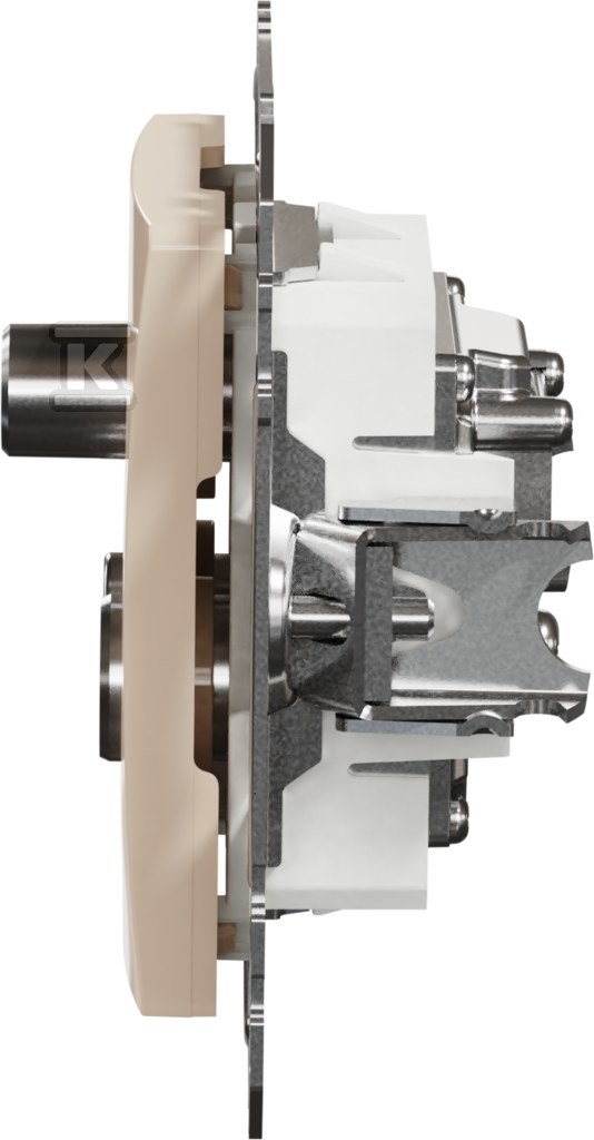 Socket R/TV/SAT pass-through (10dB), - SDD112488