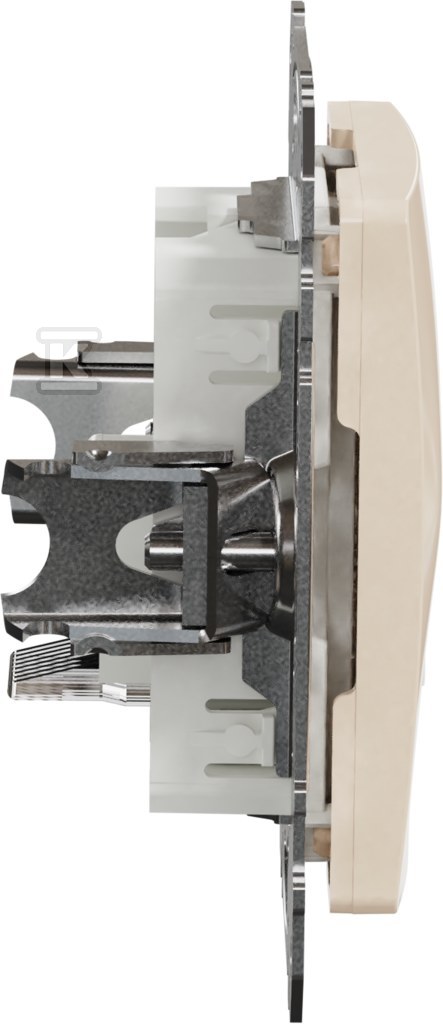 RJ11 telephone socket, beige SEDNA - SDD112491