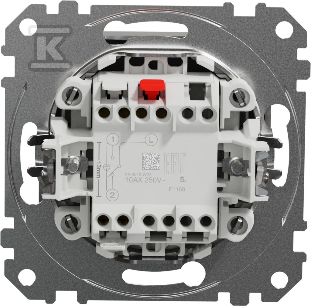 Łącznik schodowy, srebrne aluminium - SDD113106