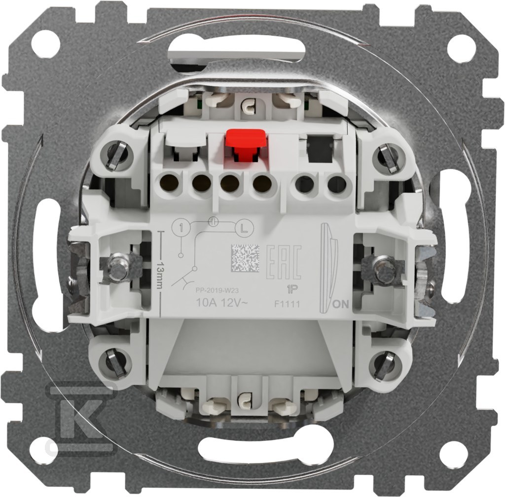 Tlačítko s popiskem a podsvícením (12V - SDD113143L