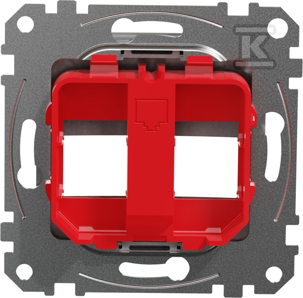 2xRJ45 central plate for 5e-6 UTP KRONE - SDD113441C