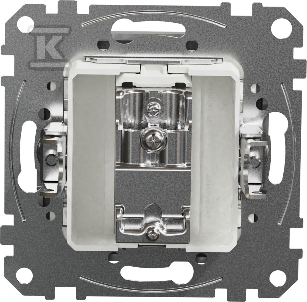 Final TV socket (4dB), silver aluminum - SDD113471