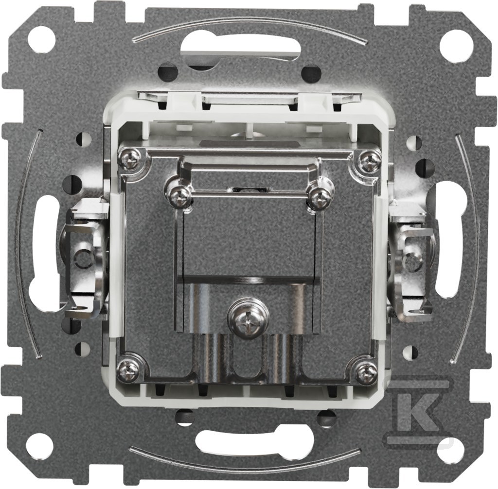 Socket TV/SAT/SAT end (4dB), silver - SDD113481S