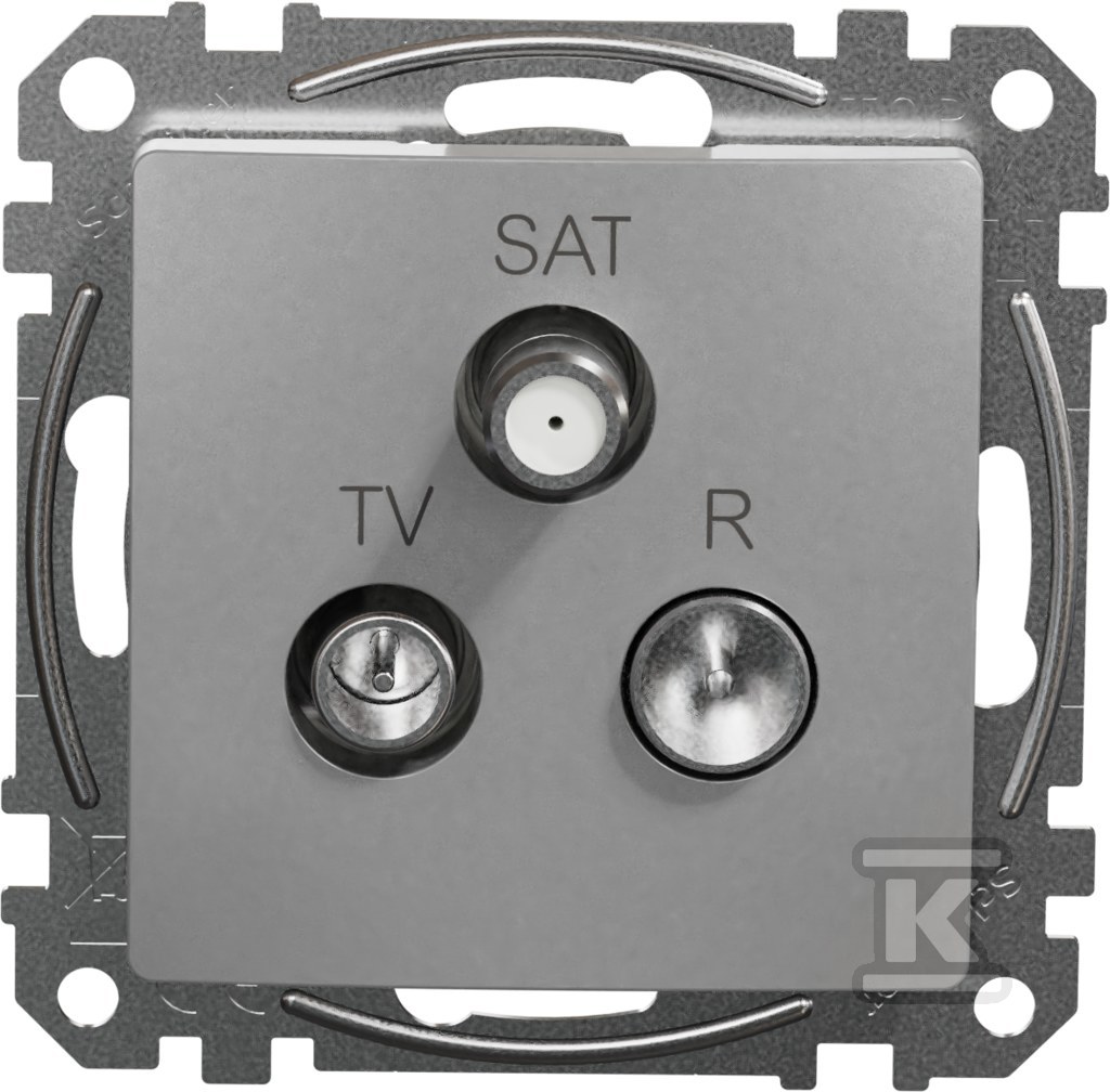 Pass-through socket R/TV/SAT (7dB), - SDD113484