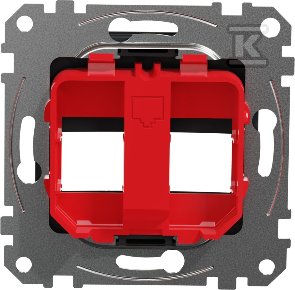 Central plate 2xRJ45 for 5e-6 UTP KRONE - SDD114441C