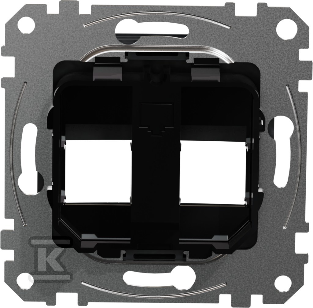 2xRJ45 central plate for 5e-6 UTP - SDD114444C