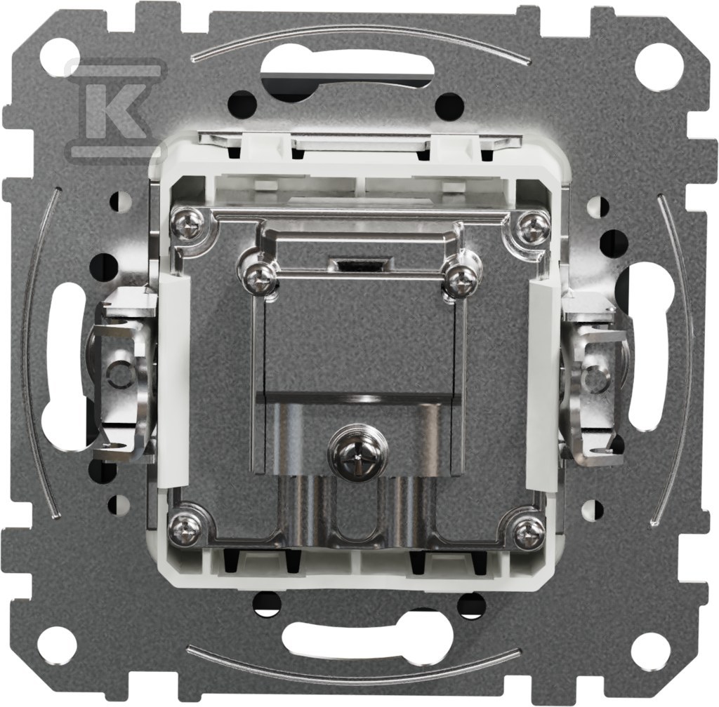 Terminal socket TV/SAT (4dB), black - SDD114471S