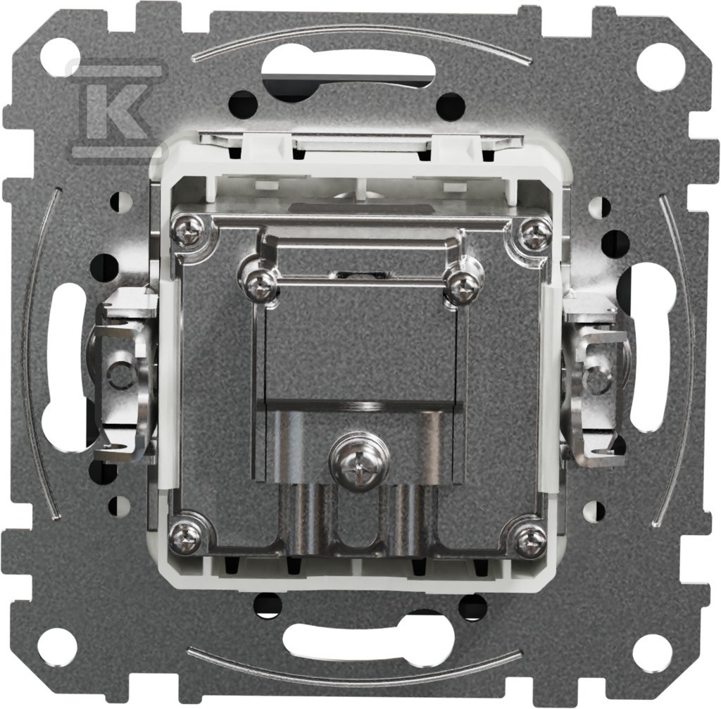 Socket TV/SAT/SAT terminal (4dB), black - SDD114481S