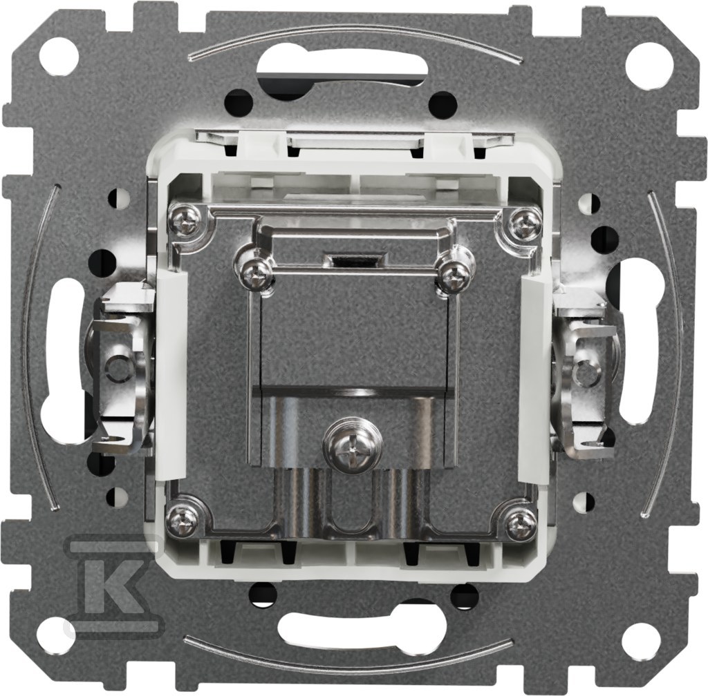 Socket R/TV/SAT terminal (4dB), black - SDD114481