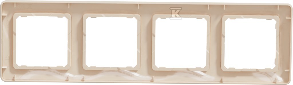 Quadruple frame, beige SEDNA DESIGN - SDD312804